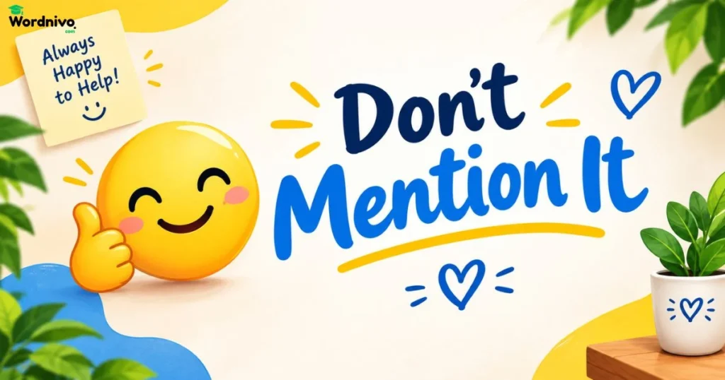 Dont Mention It