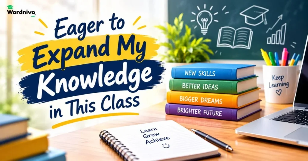 Eager To Expand My Knowledge In This Class