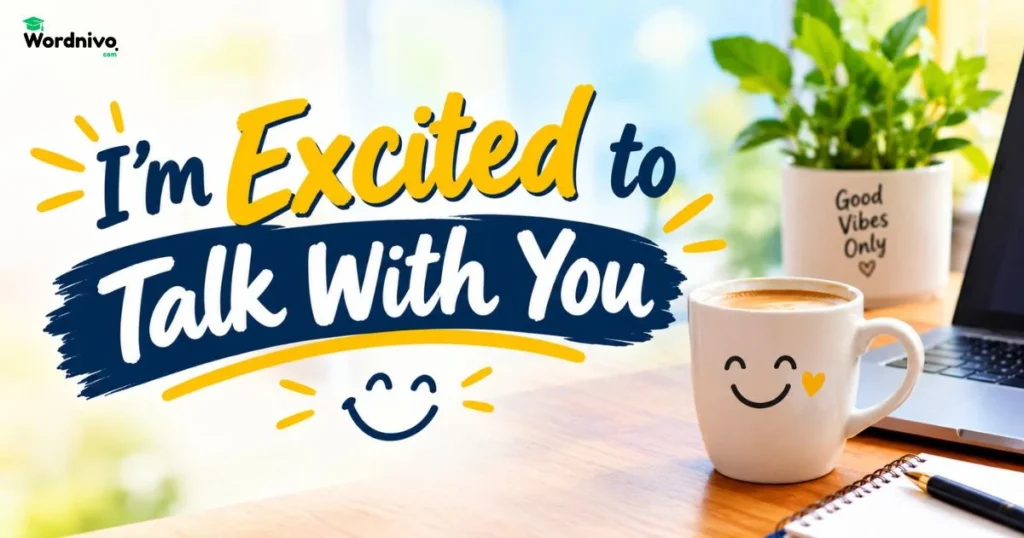 Im Excited To Talk With You