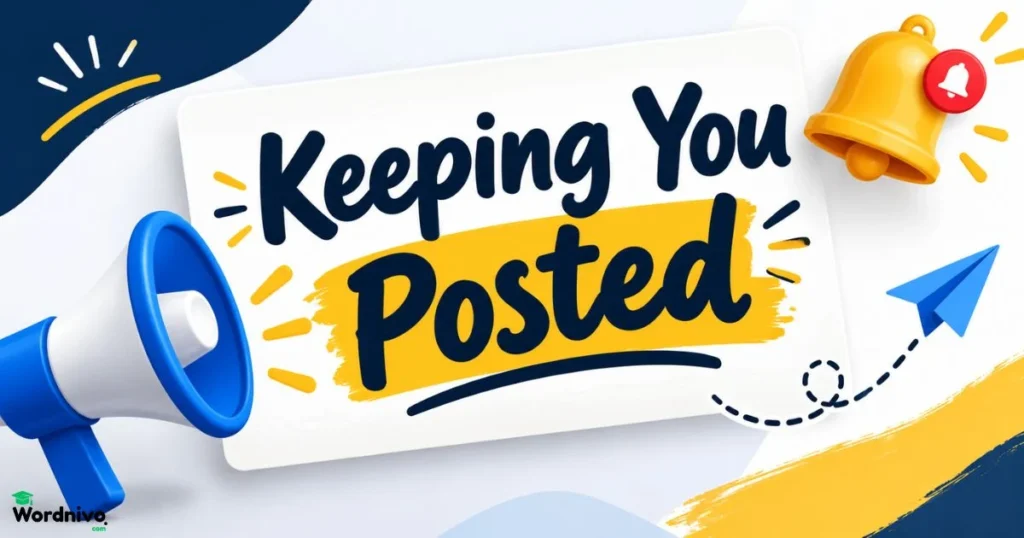Keeping You Posted