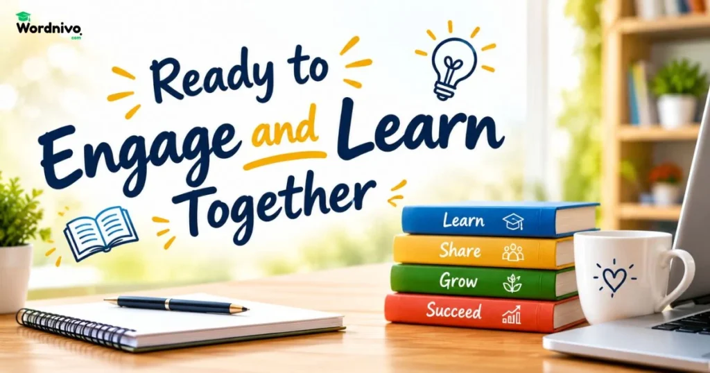Ready To Engage And Learn Together